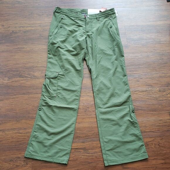 Patagonia Pants - Patagonia Women's Green Edgy Athleisure Outdoor Summer Hiking Y2K Cargo Pants 8